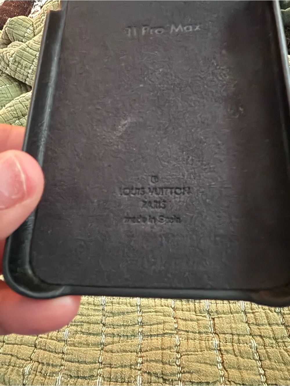Louis Vuitton Damier Graphite Black Card Pocket iPhone Cover